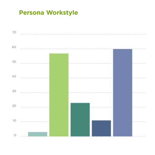 Persona Workstyle example bar chart
